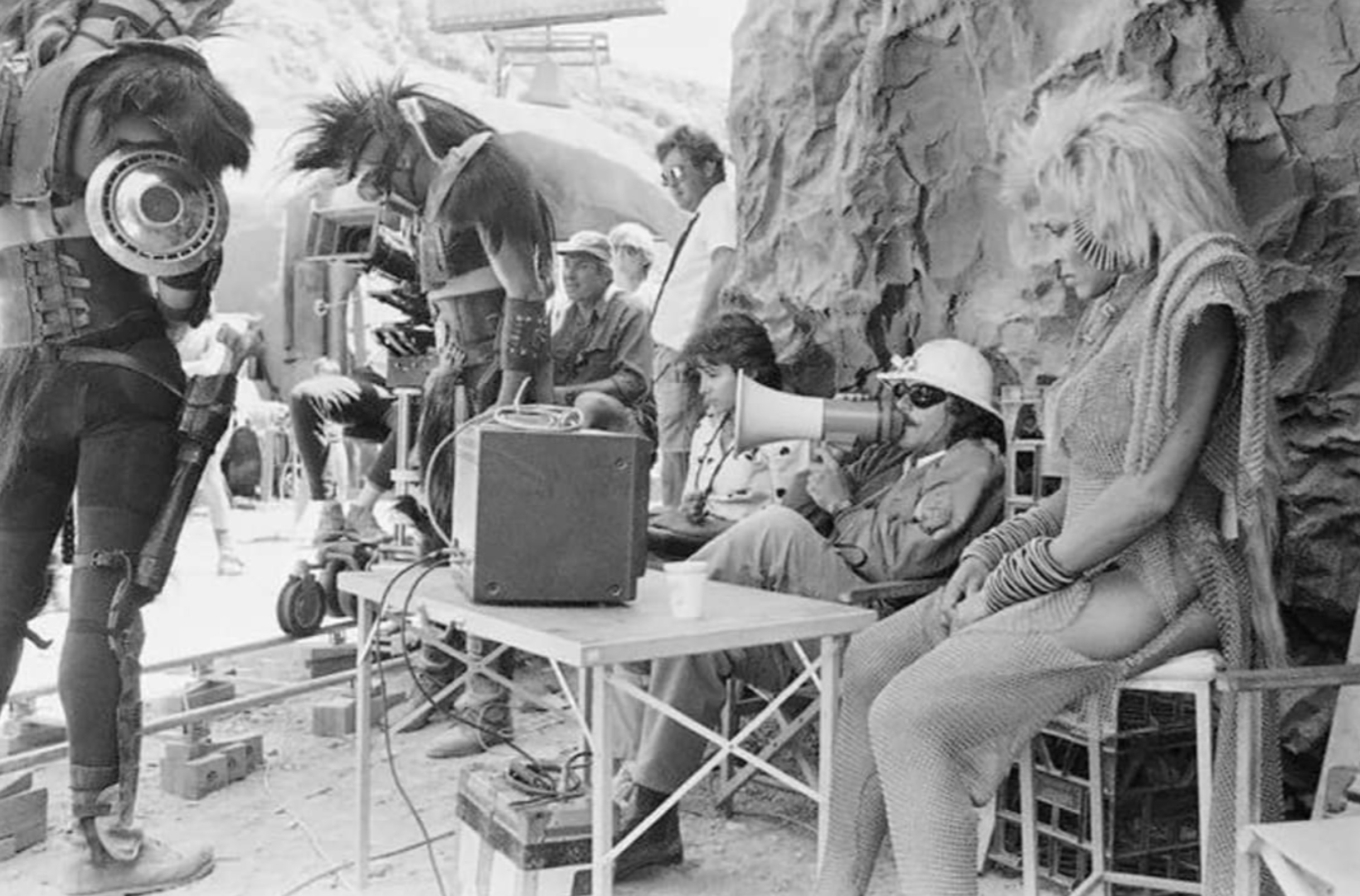 George Miller, George Ogilvie and cast. Mad Max: Beyond Thunderdome, 1985 